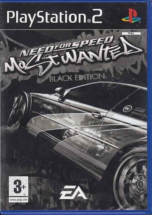 Need for Speed Most Wanted Black Edition - PS2 (B Grade) (Genbrug)